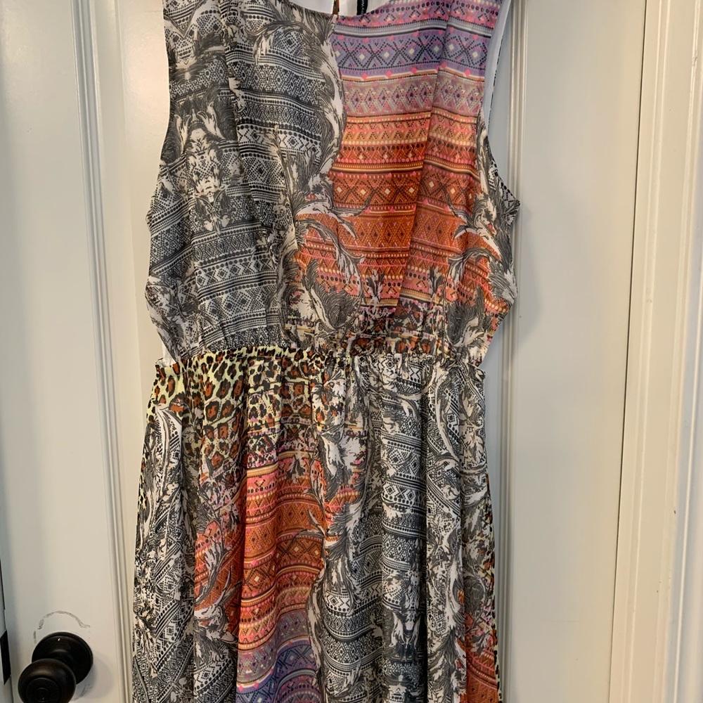 Multi Print Dress